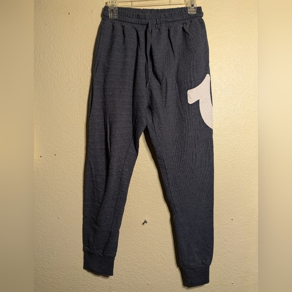 True Religion Men's Navy Jogger Pants Size Small Pre-owned - Picture 2 of 8